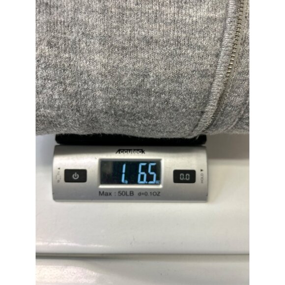 DKNY Womens Long Sleeve Gray Asymmetric Full-Zip Sweater Jacket Large - Picture 7 of 9